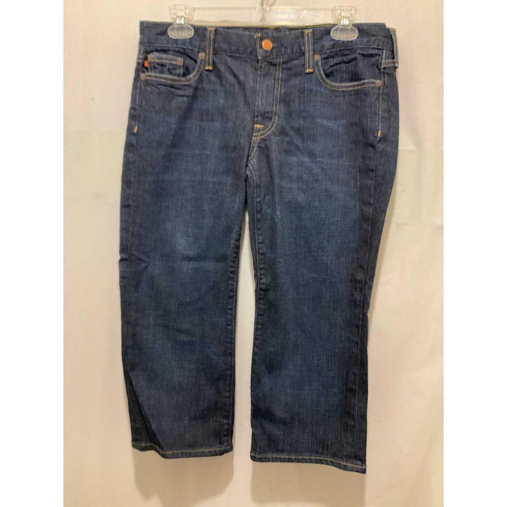 J.Crew Hipslung  Straight Leg Low Rise Denim Capris Jeans Womens Size 31R